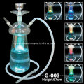 Hochwertige Shisha China Shisha Glas Wasserpfeife Shisha mit LED